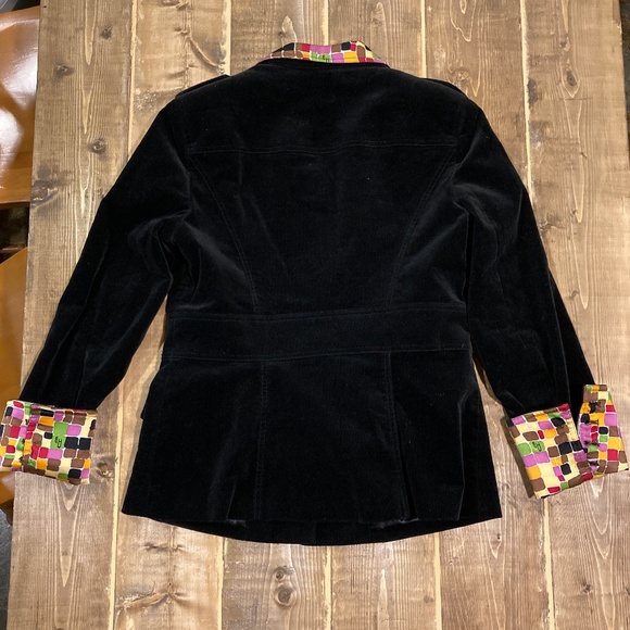 Andrea Becker Retro Jacket Brass Style Buttons Size 10 - Picture 6 of 11